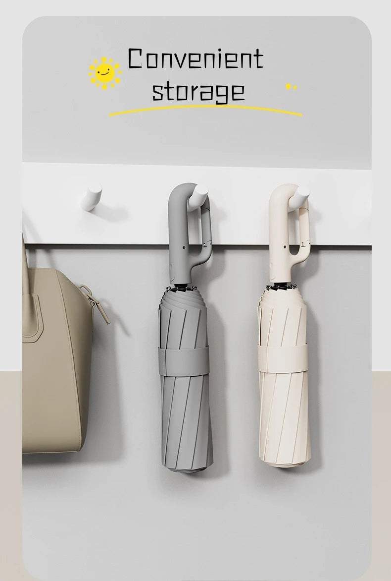 Xiaomi Strong Windproof Automatic Umbrella 72 Bones Sunshade Uv Protection Folding Umbrella Buckle Rain Large Parasol For Women