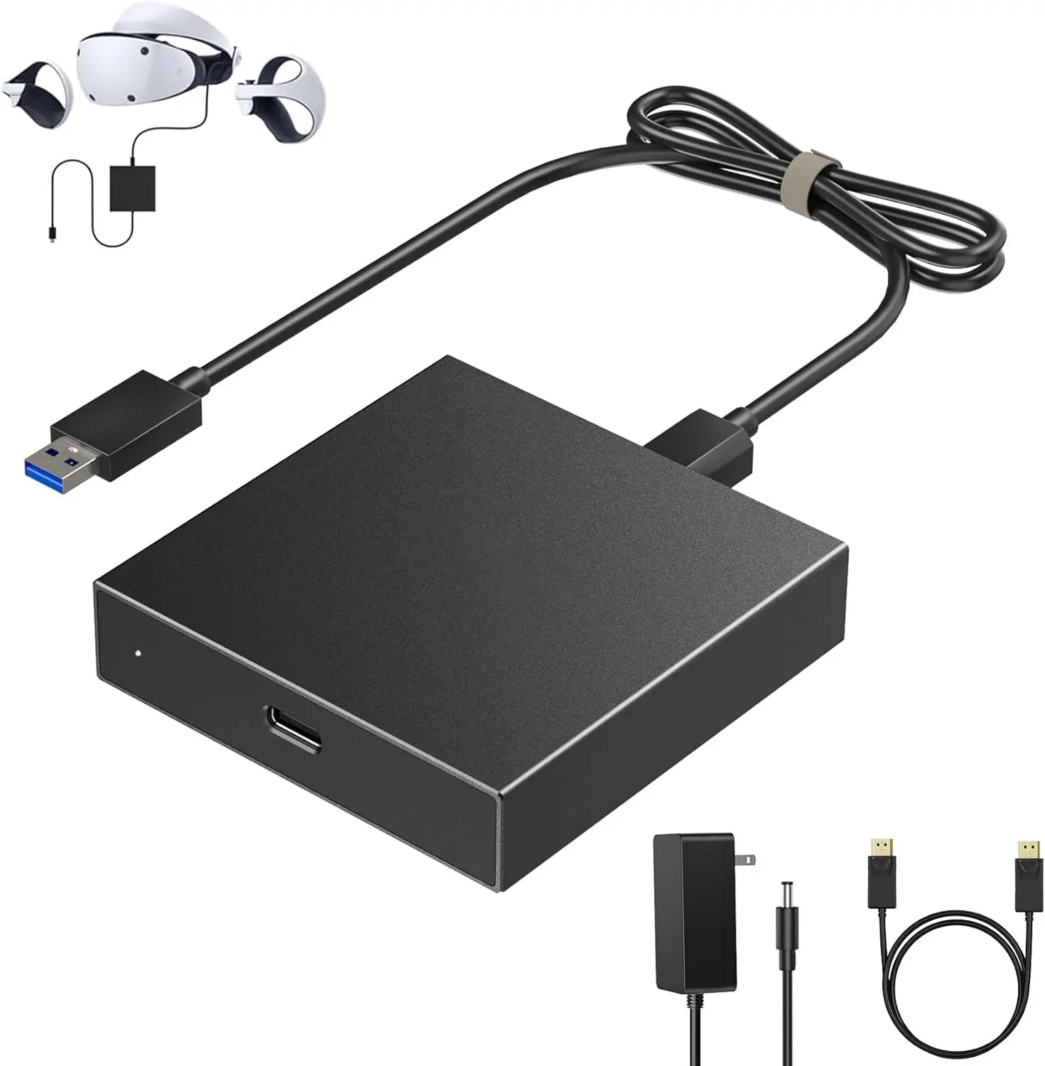 Aolion For PS5 VR2 PC Adapter Psvr2 Computer Converter Connection Kit For Steam Vr Games Game Adapter Gaming Accessories