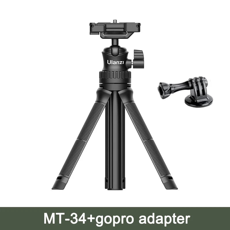 Ulanzi MT-34 81.5CM Extendable Tripod for Phone Camera DSLR 2in1 Tripod Selfie Stick With Phone Holder Ballhead 1/4'' Port