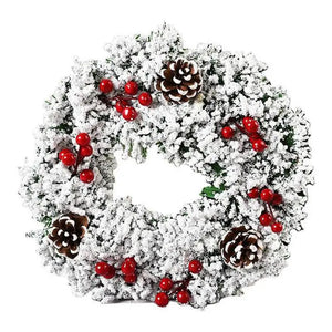 Festive Holiday Wreath For Christmas Halloween Decor Elegant Simulation Door Window Hanging Pendant Home Party Seasonal Decor