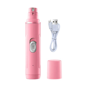 Electric Dog Nail Grinder Pet Nail Clipper USB Rechargeable Pet Nail Trimmers Painless with Polisher Wheel for Small/Large Pets
