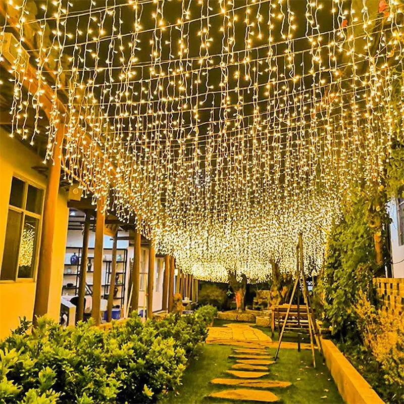 LED Garland String Lights 10m 30m 50m 100m Christmas Tree Wedding Decoration Waterproof Fairy Light Indoor Outdoor 220V EU Lamp