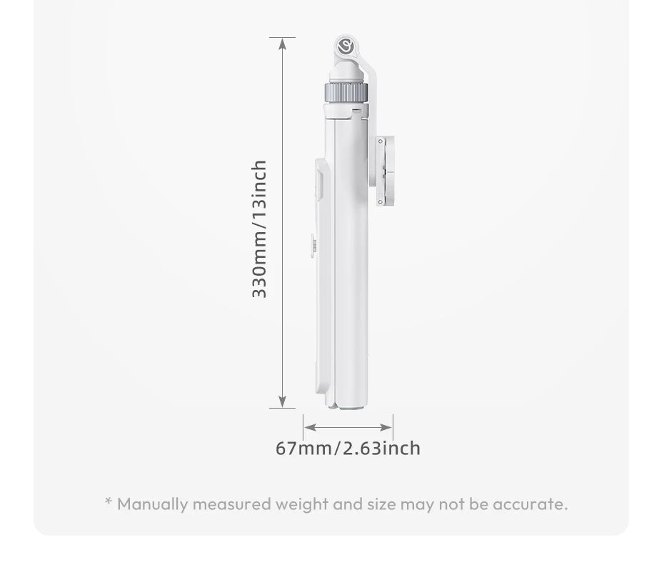 Ulanzi TT88 Overhead Selfie Stick Wireless Tripod Magsafe&Phone Clip for iPhone 16 15 14 13Android with Hook for Overhead Shoot