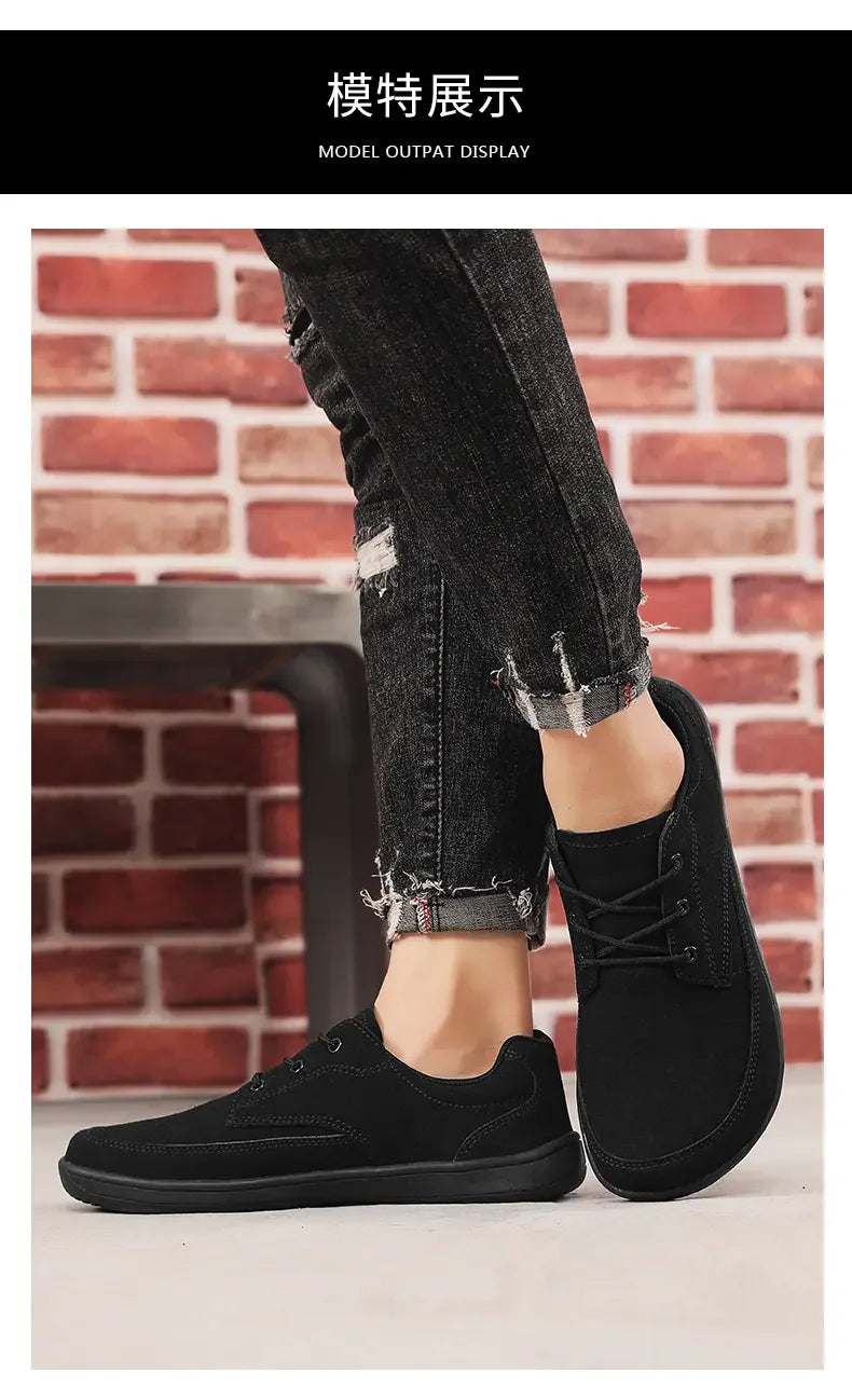 Men Suede Casual Wide Toe Shoes Beige Thick Soled Lace Up Walking Shoes Also Suitable for Designer Retro Style Denim Boot Sizes