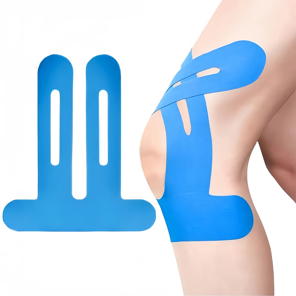 10Pcs Kinesiology Tape for Knees & Ankle, Kinesiology Tape Precut Elastic Kinesiology Athletic Tape for Knee Support and Muscle