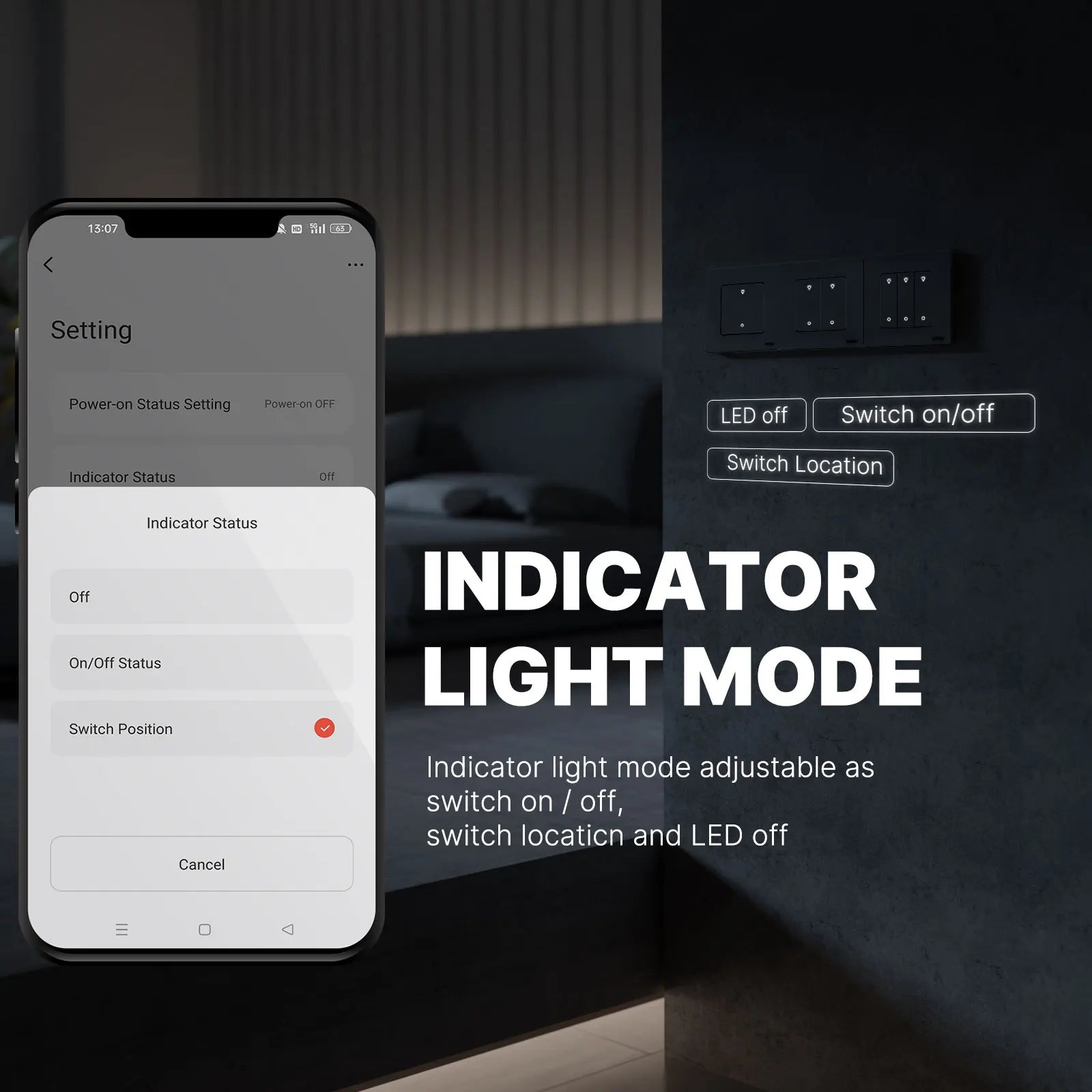 MOES Star Ring Series ZigBee Smart Dimmer Switch for Light Dimming Smart Life APP Work with Alexa Google Home Dimmable 1-3Gang - You Offer