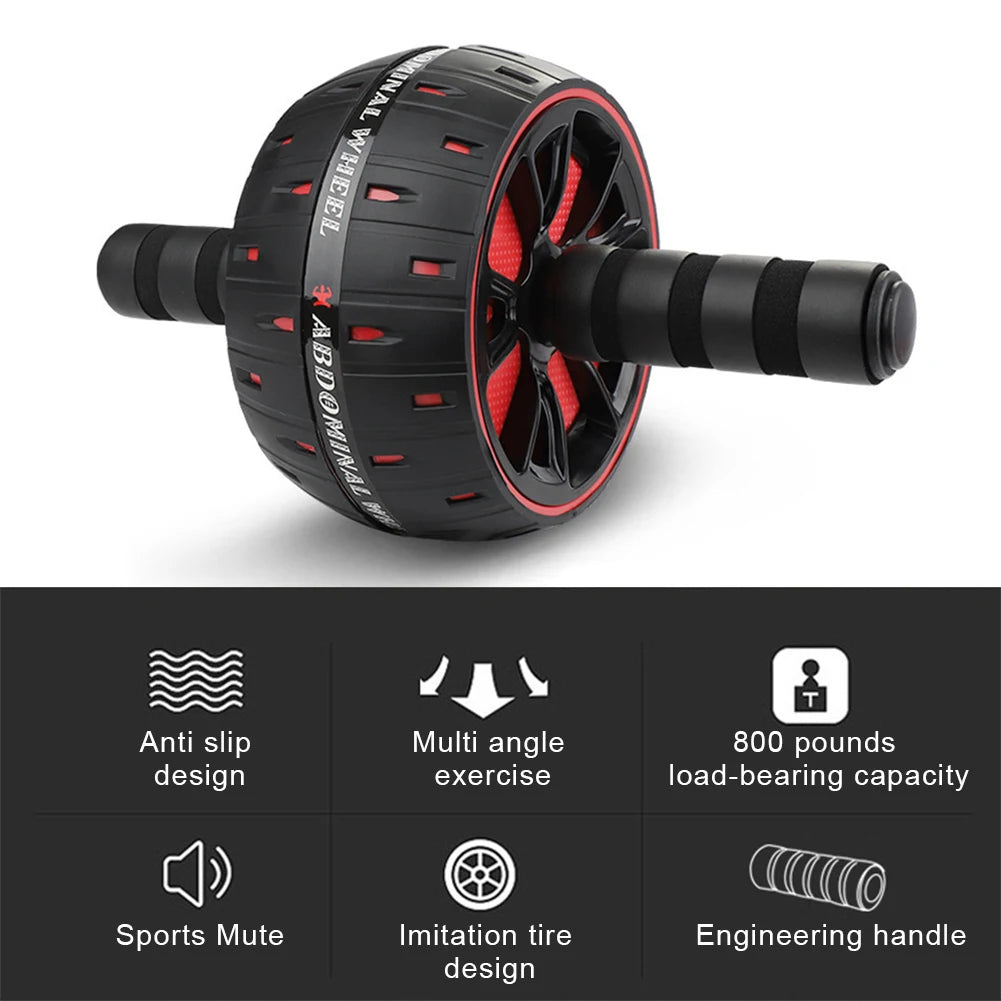 AB Slide ABS Exercise Big Abdominal Wheel Roller Home Non-Slip Training Equipment No Noise Gym Strength Workouts ABS Roller - You Offer