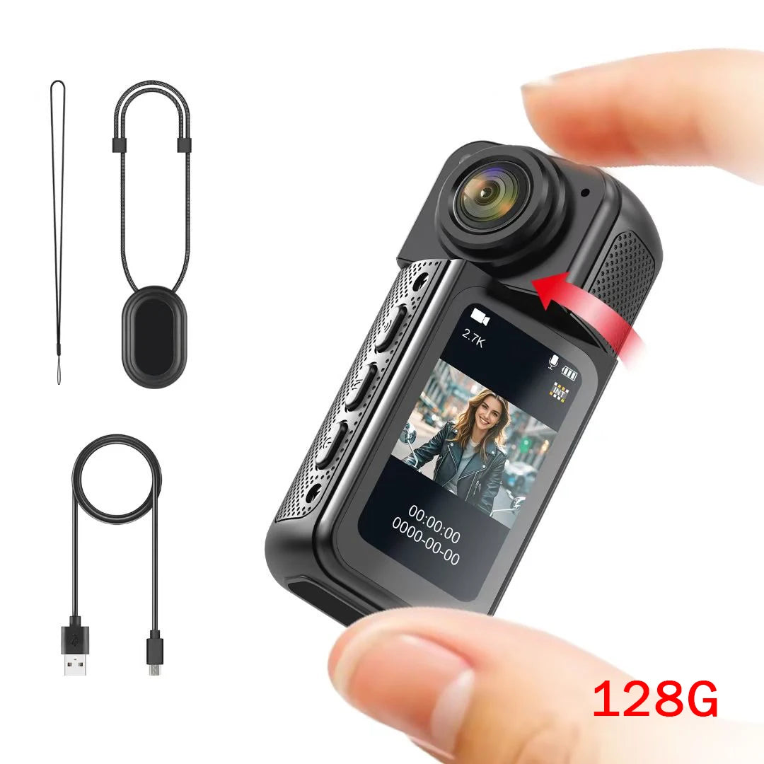 Xiaomi Youpin 1.47" IPS Screen Action Camera 2.7K Video Thumb Camera with 180°Rotatable Lens Support Wi-Fi Magnetic Attachments