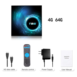 Smart TV Box 2025 T95 Plus HD 6K Android 14 Allwinner H616 4GB 64GB 128GB Dual Wifi Media Player PK X96Max Plus H96 Set Top Box