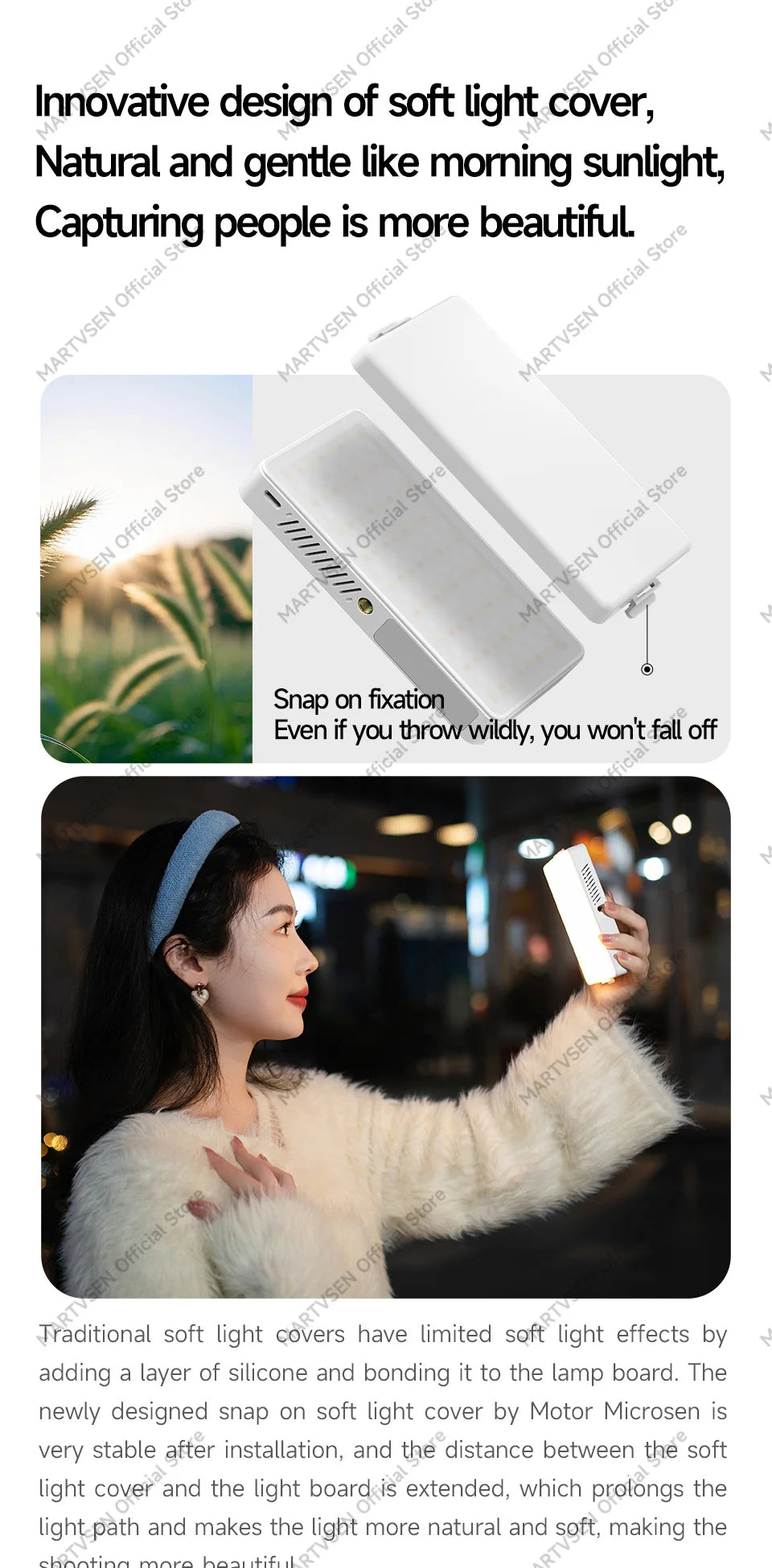 Mini Rechargeable R9PRO full-color RGB Camera Photography Fill light LED Portable Mobile Phone Selfie Live Broadcast Video Light