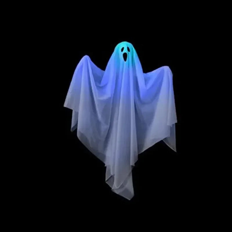 1-10PCS Halloween LED Lights Glowing Decor Hanging Scary Phantom for Haunted House Door Porch Escape Room Props Halloween Props
