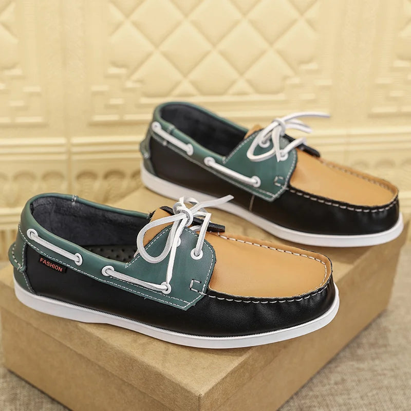 Men Loafer Shoes High Quality Handmade Wear-Resistant Genuine Leather Casual Shoes Business Luxury Dress Designer Shoes Driving