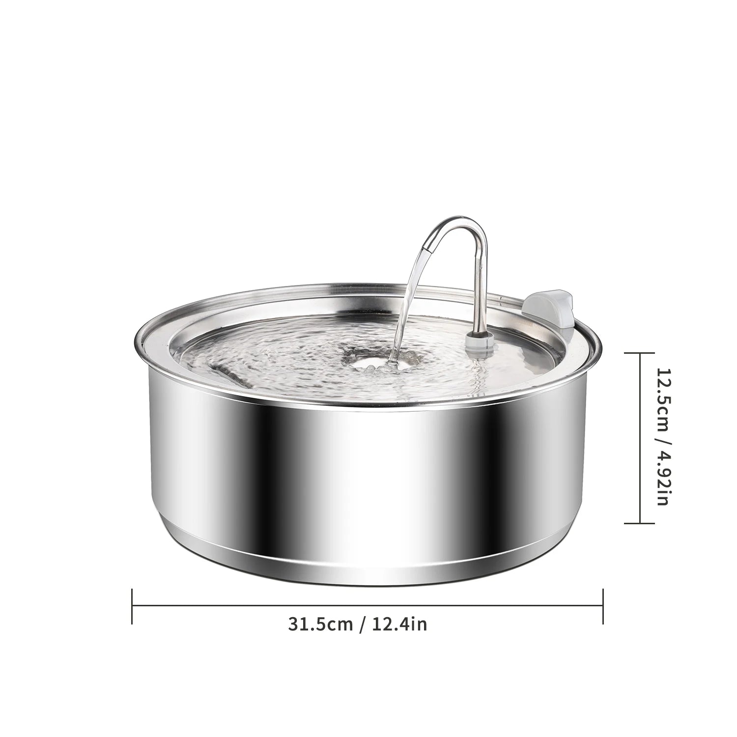 Stainless Steel Cat Water Fountain Automatic Cat Drinker Drinking Fountain For Cats Dogs Pet Water Dispenser Accessories