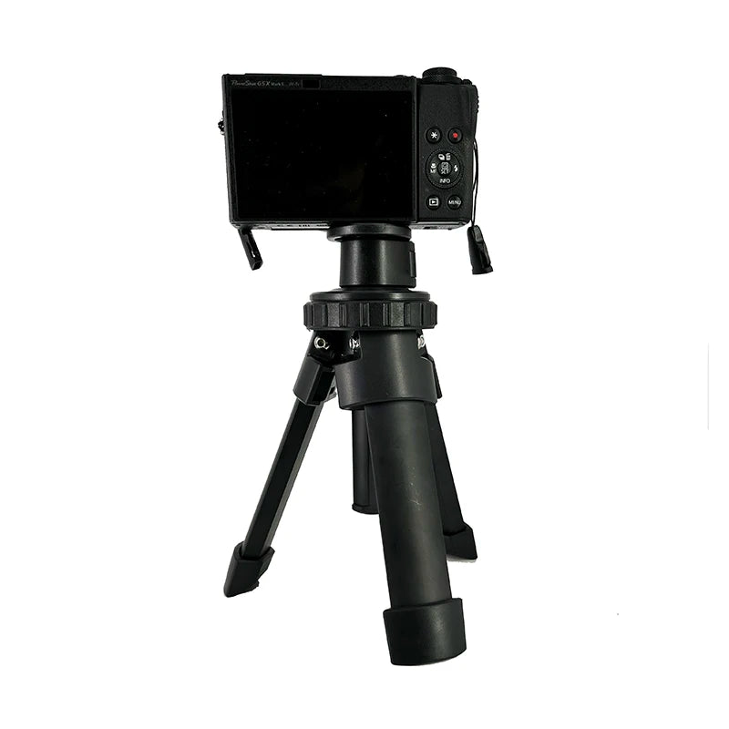 Professional Mini Camera Stick Shooting Hunting Telescope Tripod Outdoor Aluminum V Yoke Head with Height Adjustment for Outdoor