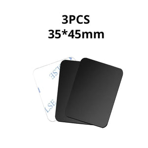 Magnetic Metal Plate For Car Phone Holder Universal Iron Sheet Disk Sticker Mount Mobile Phone Magnet Stand For IPhone Huawei
