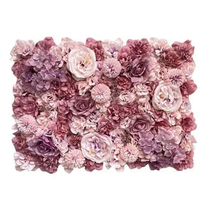 Pink Silk Rose Flower Wall Panels Artificial Flower for Wedding Decoration Baby Show Party Home Bedroom Backdrop Decor - You Offer