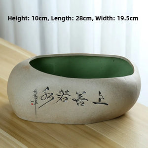 Large Size Cerc Tea Waing Basin Simulated Home Living Room Tea Cup Basin Tea House Coarse Cercs Tea Ceremony Accor...