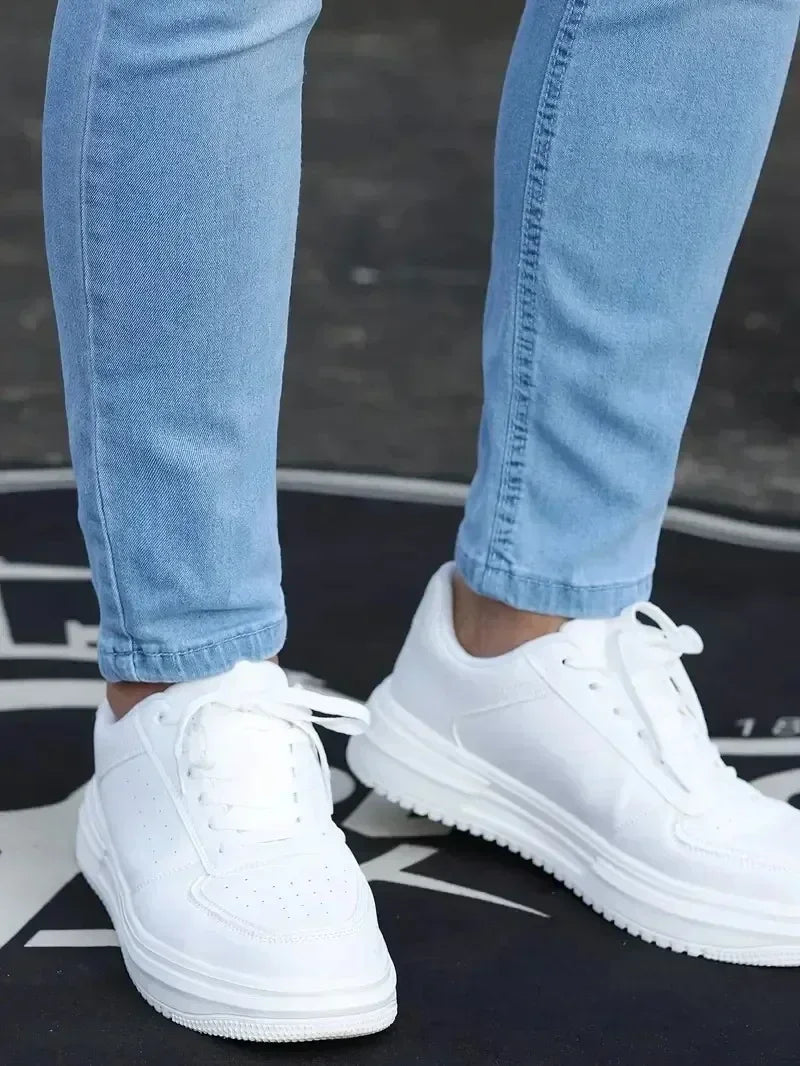 2025 - 2026 Spring New Mens Slim Fit Classic Skinny Jeans Casual Street Style Casual Mens Skinny Jeans Male Slim Fit Pencil Denim Blue - You Offer