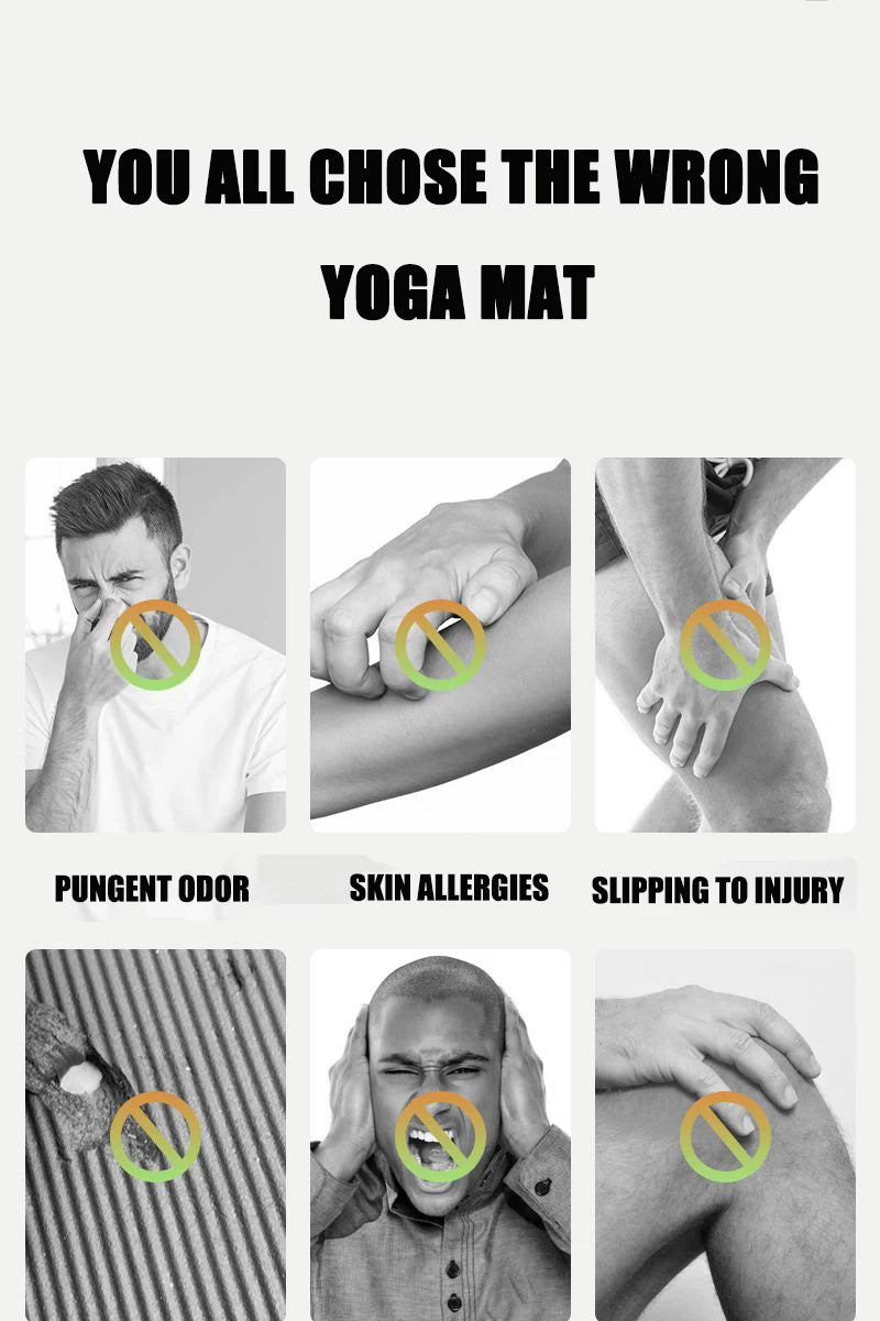 Width 80cm Yoga Mats Anti-slip Sport Fitness Mat Blanket for Exercise Yoga and Pilates Gymnastics Fitness Equipment Thick 10mm