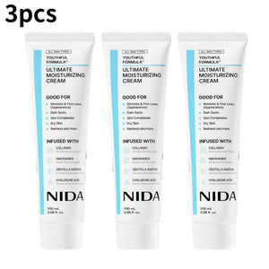 100ml Korea NIDA Moisturizing Ultimate Cream Collagen Youthful Repair Damage Skin Strengthen Barrier Daily Facial Skin Care