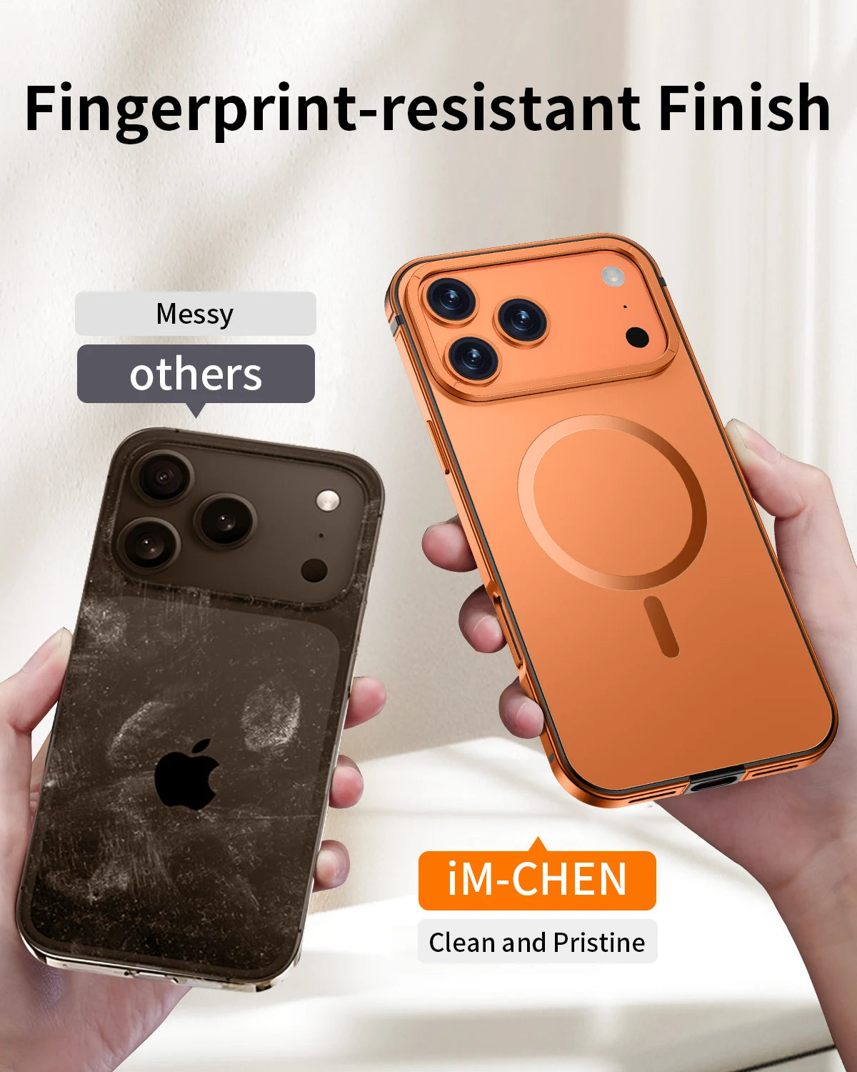 High Quality Suitable Magsafe Case for IPhone 17Pro Max 12 13 14 15 16 17Air Plus Alloy Frame Heavy Protection Phone Case