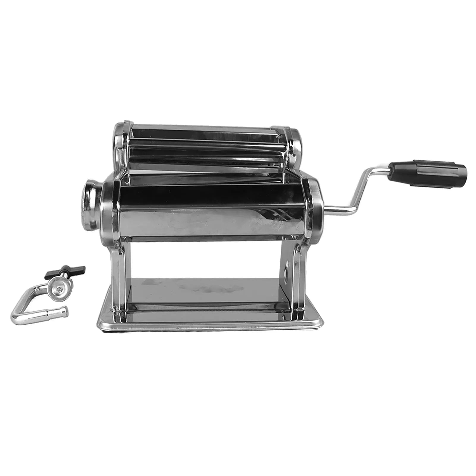 Hand Crank Noodle Machine Stainless Steel Dough Roller Pasta Maker 7 Thickness Settings 0.5β2.5mm Kitchen Accessories
