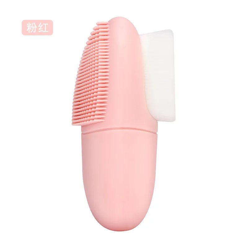 Silicone Facial Cleansing Brush Skincare Massage Tool Facial Deep Pore Skin Care Scrub Cleanser Double Sided Face Wash Brushes