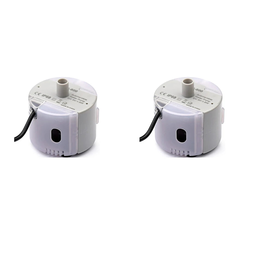 Pet Water Dispenser Pump USB Replacement Pump Submersible Motor Pet Water Dispenser Pump for Stainless Steel Cat Water Dispenser