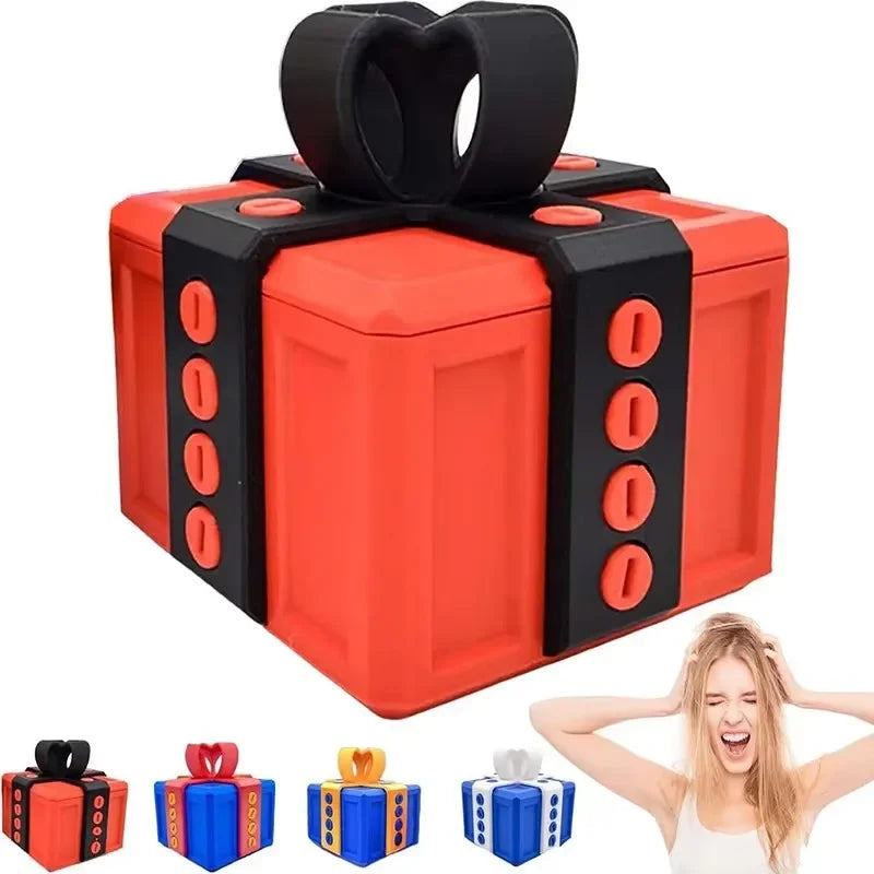 Annoying Gift Box with Screws Large Annoying Gift Boxes Prank Screw Box 3D Printed Figurines & Miniatures Card Container Gift