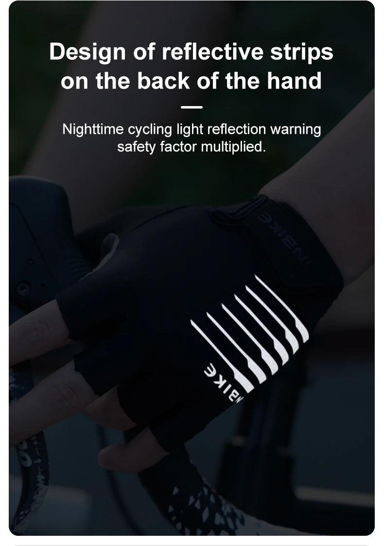 INBIKE Shockproof GEL Pad Cycling Gloves Half Finger Sport Gloves Men Women Summer Bicycle Gym Fitness Gloves MTB Gloves IF239