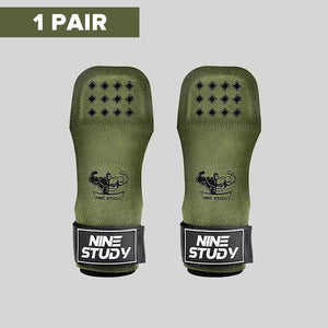 Cowhide Lifting Straps Grips Gym Fitness Sport Gloves Anti-Skid Pads For Deadlift Workout Strength Training