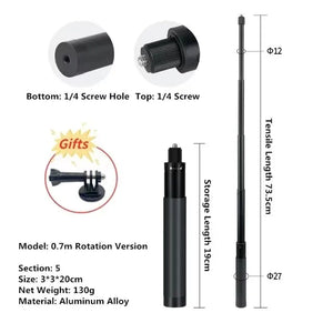 For Insta360 X5 X4 Invisible Selfie Stick Bullet Time Bundle Handle for Insta360 X4 Ace Pro 2 GoPro Panoramic Camera Accessories