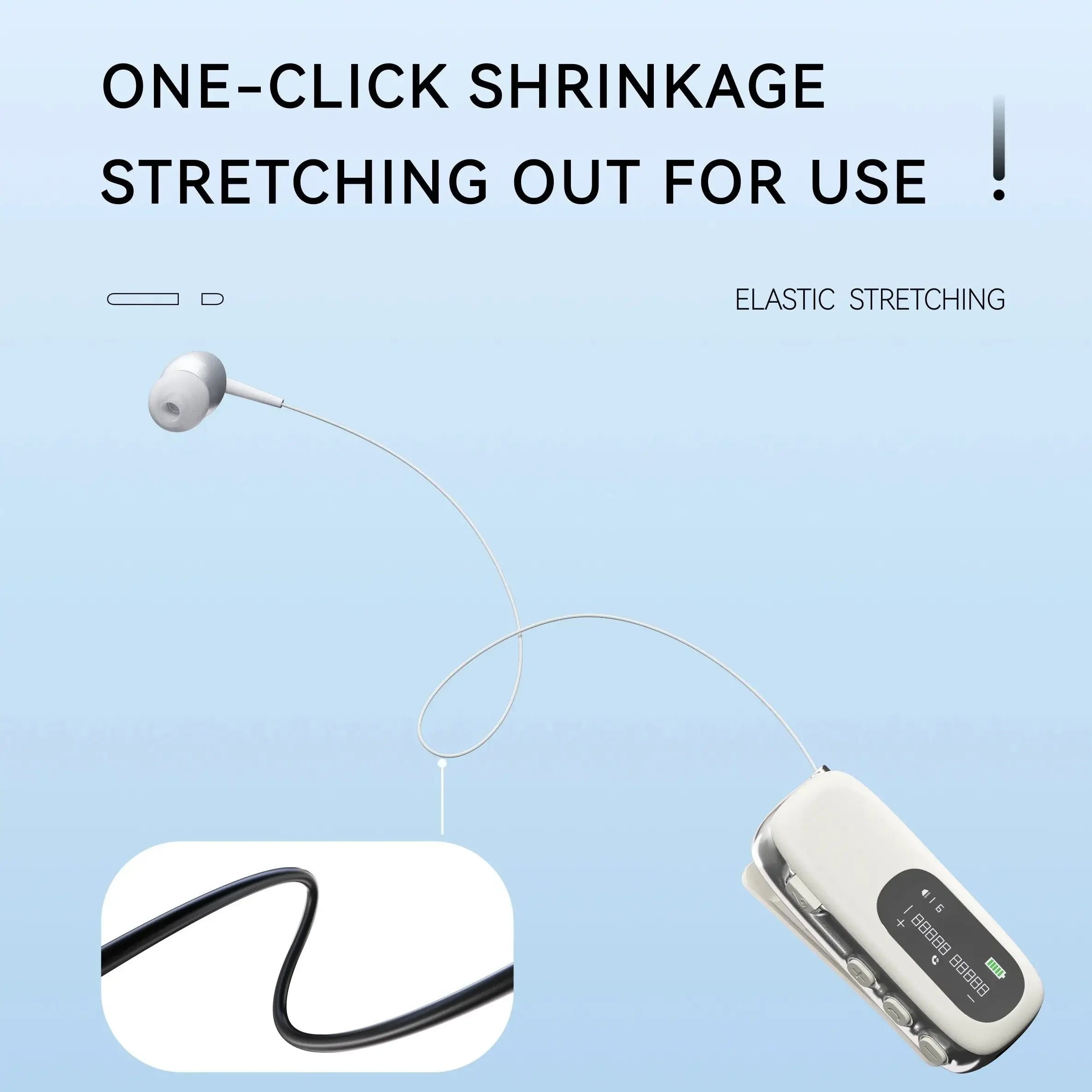 K75 Business Earphones Hands Free Bluetooth V5.4 LCD Display Wireless Earphones for Call and Cycling Noise Reduction Earphones
