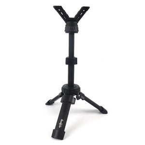 Professional Mini Camera Stick Shooting Hunting Telescope Tripod Outdoor Aluminum V Yoke Head with Height Adjustment for Outdoor