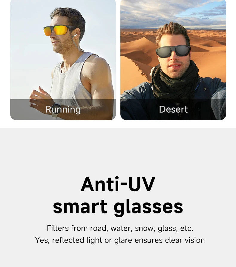 2025 New fashion smart glasses can be superimposed myopia glasses Bluetooth call music play Click to take photos for Android iOS
