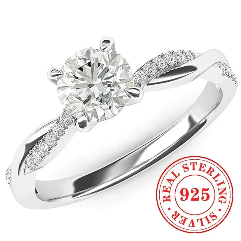 CHAOSHI High End 925 Sterling Silver Thin Rings New Trendy Luxury Temperament Women Fine Jewelry Anniversary Finger Accessories - You Offer