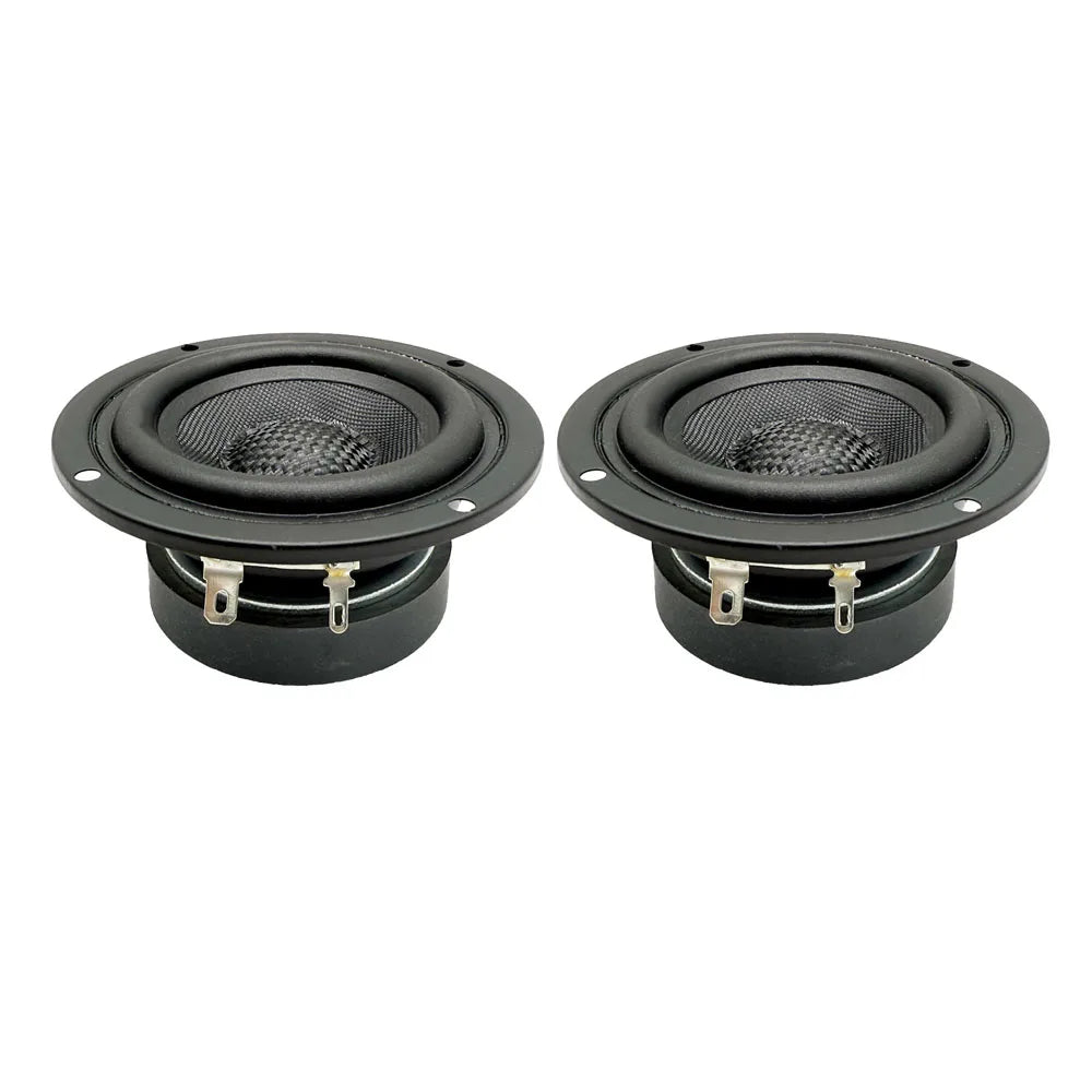 1 Pcs 3.5 Inch 3 Inch 90MM Speakers 4 Ohm 15W Round Fiberglass Basin Waterproof Full Range Speaker For Car Midrange Bass