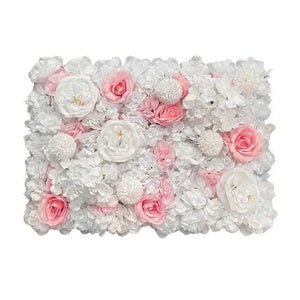 Pink Silk Rose Flower Wall Panels Artificial Flower for Wedding Decoration Baby Show Party Home Bedroom Backdrop Decor - You Offer