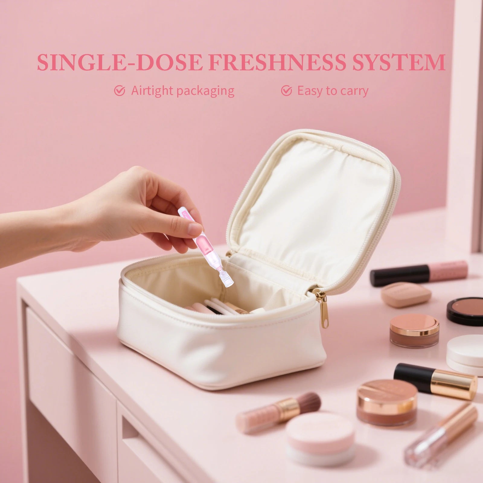 10Vials/Box PDRN PINK ONE DAY SERUM Firming Hydrating Ampoule Smoothing Skin Oil Control Pore Refining Skin Rejuvenation Essence