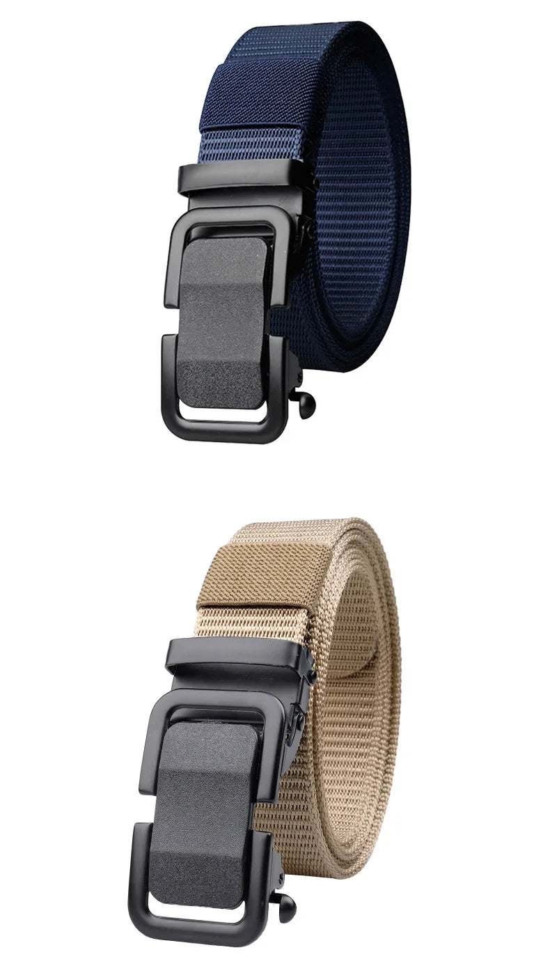 Xiaomi Toothless Automatic Buckle Nylon Belt Men Outdoor Waist Canvas Belts Leisure Breathable Canvas Belt Casual Tactical Belt