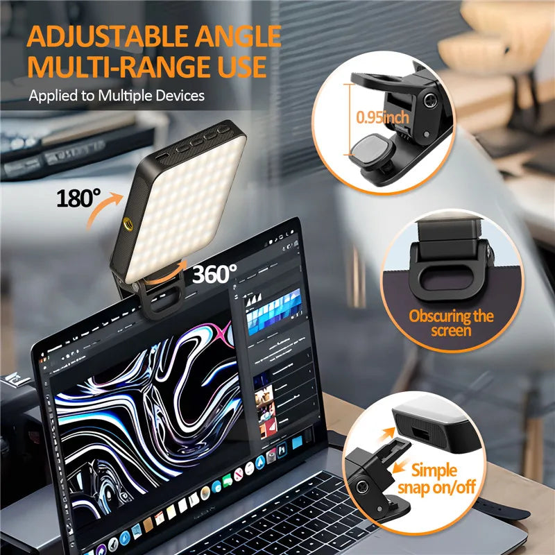 Magnetic Mini LED Ring Light Selfie Light For iPhone 17 16 15 Pro/15 Pro Max/14 Pro/14 Pro Max/13 Pro/Pro Max Streaming