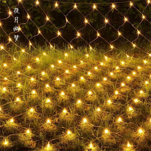 Net Mesh Led Lights 3M/6M/12M LED String Christmas Fairy Curtain Garland Outdoor Waterproof For Party Garden Wedding Decoration