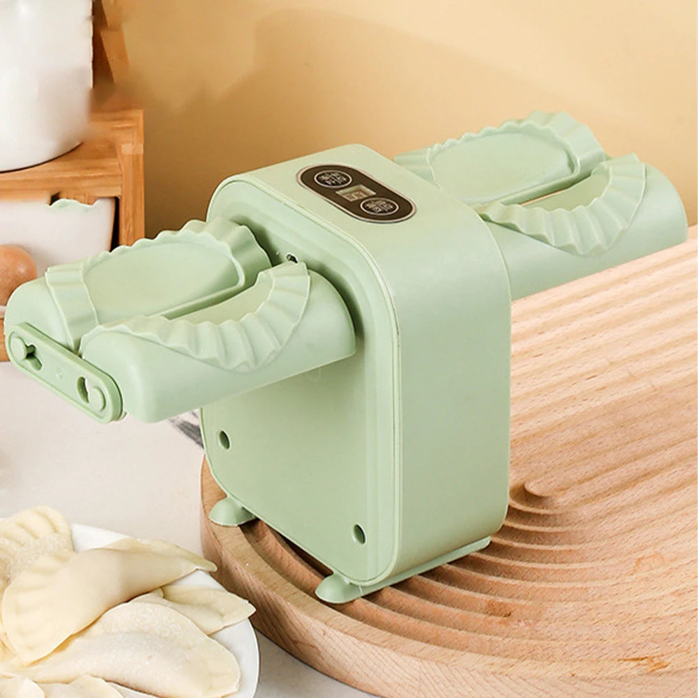 Automatic Dumpling Maker Mould Machine Household Press Double Head Dumpling Making Mold Machine Empanadas Pierogi Kitchen Gadget