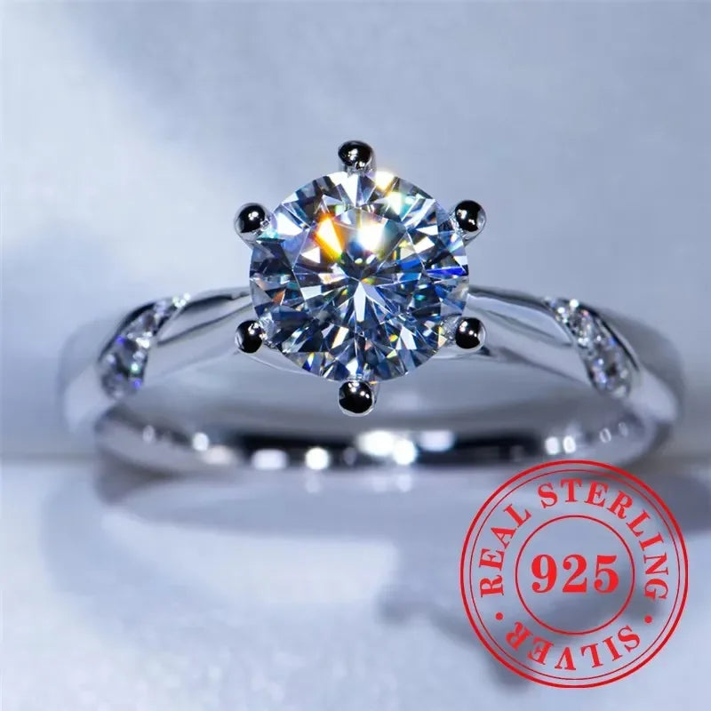 CHAOSHI High End 925 Sterling Silver Thin Rings New Trendy Luxury Temperament Women Fine Jewelry Anniversary Finger Accessories - You Offer