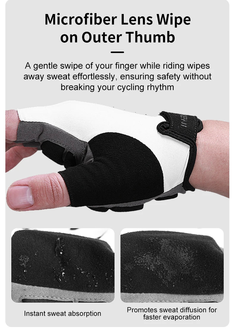 INBIKE Shockproof GEL Pad Cycling Gloves Half Finger Sport Gloves Men Women Summer Bicycle Gym Fitness Gloves MTB Gloves IF239