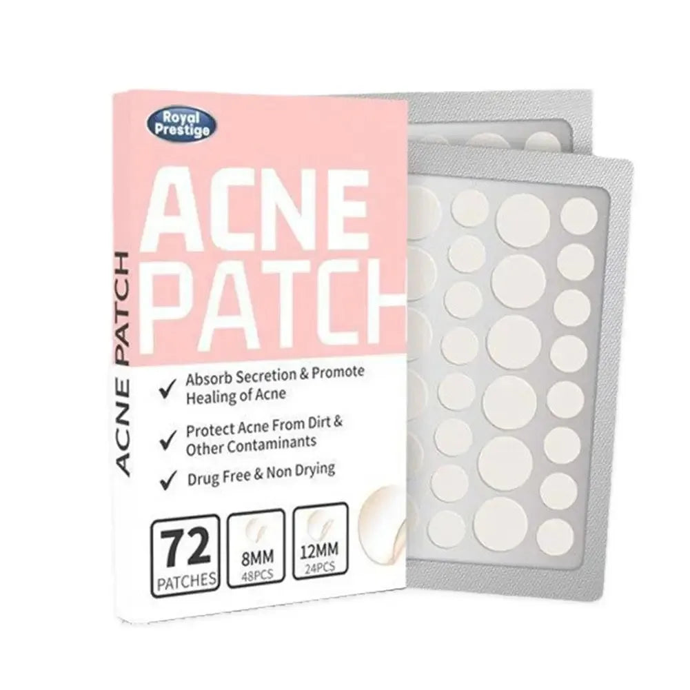 1box /72 Patch Acne Pimple Patch Stickers Acne Treatment Pimple Remover Tool Blemish Spot Facial Mask Skin Care Waterproof