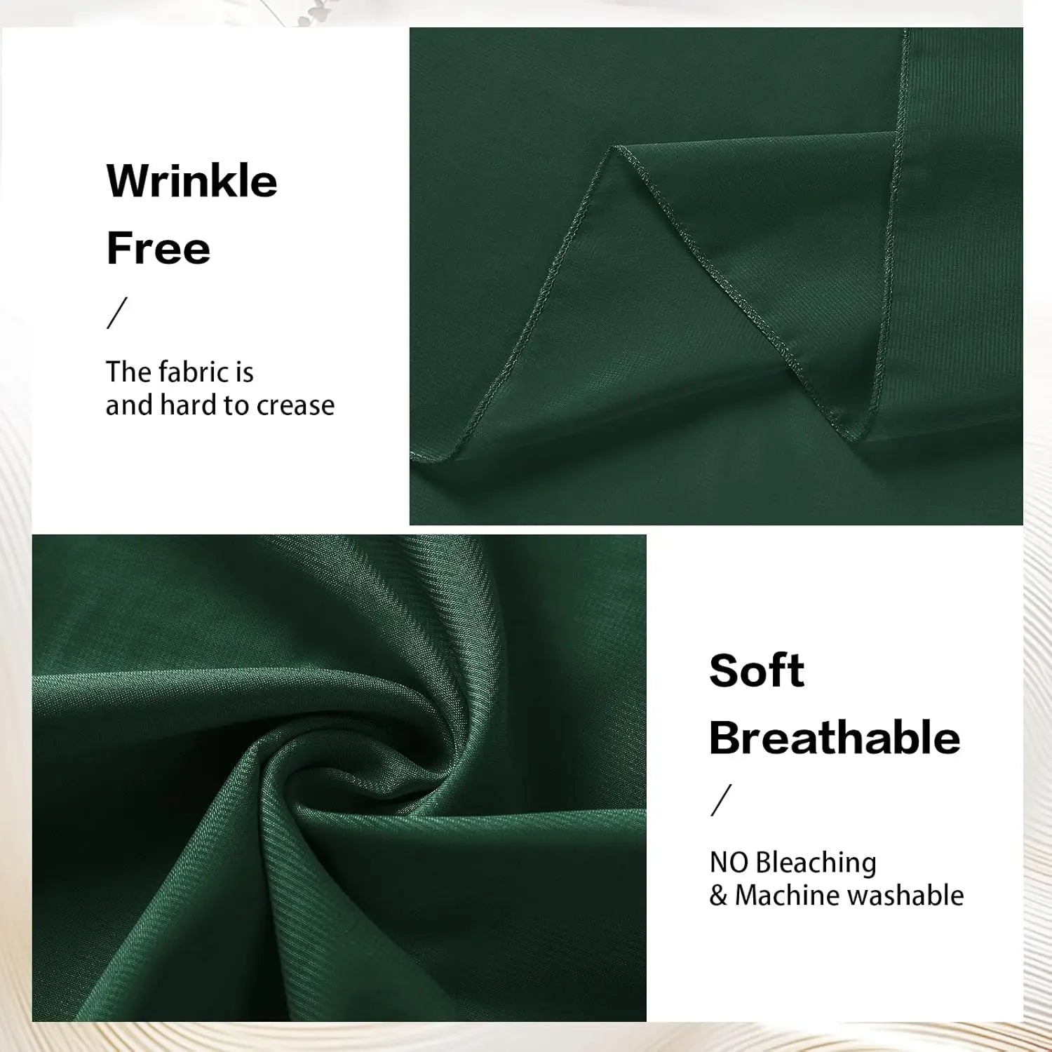 Dark Green Chiffon Wedding Arch Draping Fabric Sheer Curtains Drapery Ceremony Reception Backdrop Curtain Party Swag Christmas