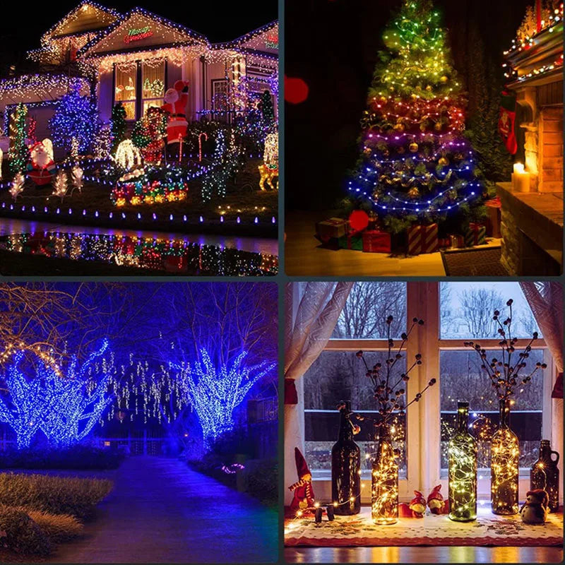 Smart LED Fairy Lights RGB Wire String Lights App Remote Control USB Powered Music Sync for Weddings Outdoor Parties Home Decor