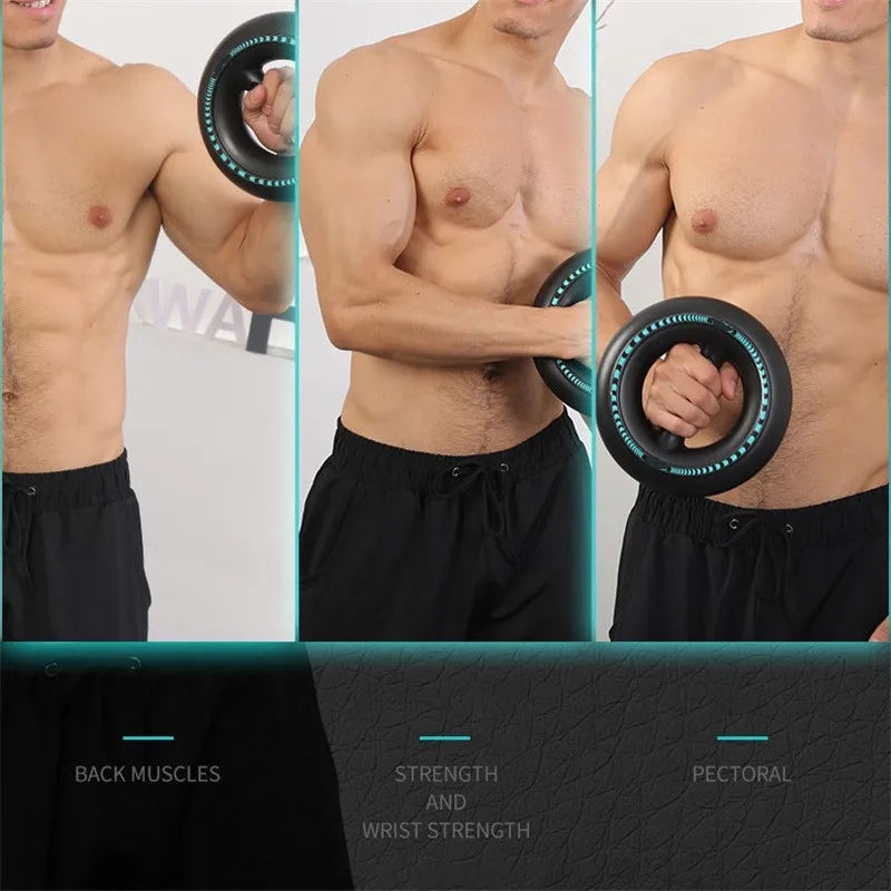 Wrist Stretcher Arm And Hand Power Circle Muscle Strength Training Device Electric Gyro Hand Exerciser Centrifugal Ball Timer