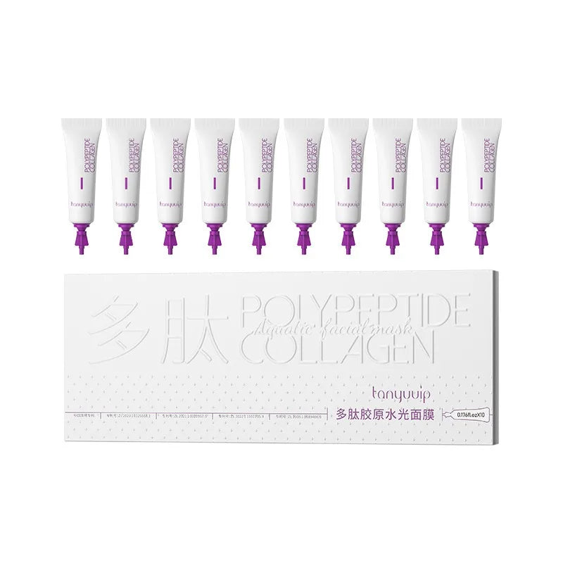 Polypeptide collagen hydrating mask Remove Dark Spots Melanin Brighten Shrink Pores Moisturizing Fade Fine Lines Skin care
